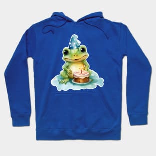 Happy Birthday Cute frog Hoodie